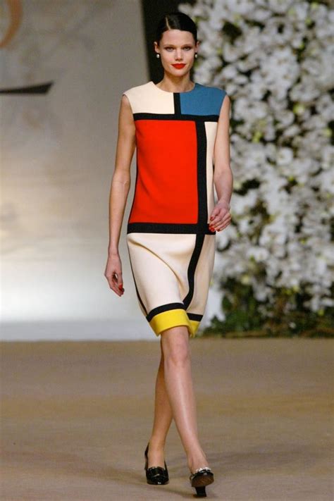 yves saint laurent mondrian dress pattern|yves Saint Laurent iconic dress.